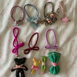 CUTE GIRLS HAIR ACCESSORIES 11 LOT